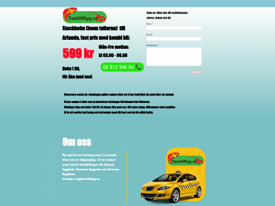 taxitillflyg.se snapshot