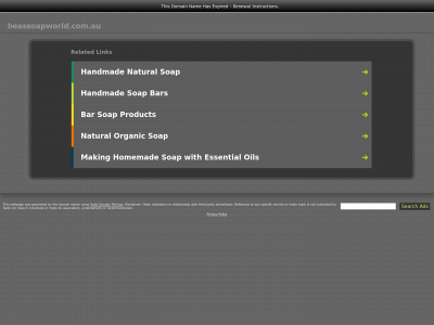 beassoapworld.com.au snapshot