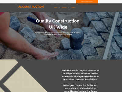 a1construction.online snapshot