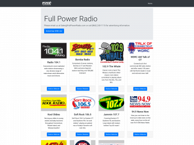 fullpowerradio.com snapshot