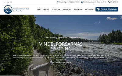 vindelforsarnascamping.se snapshot
