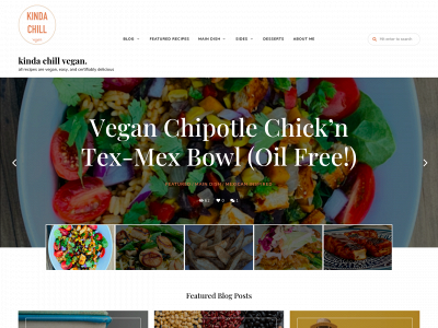 kindachillvegan.com snapshot