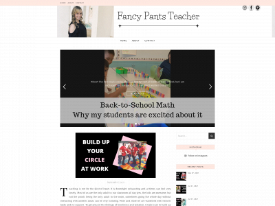 fancypantsteacher.com snapshot