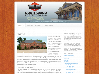southwoodbuild.com snapshot