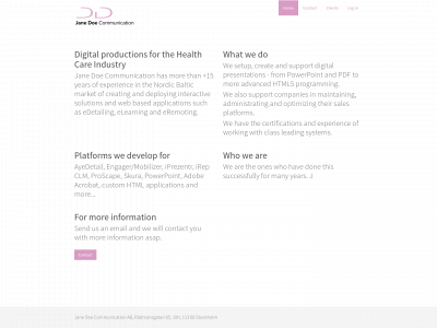 janedoe.se snapshot