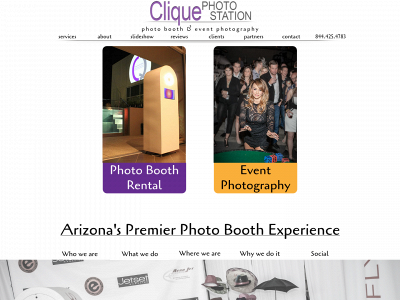 cliquephotostation.com snapshot