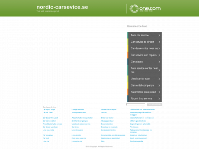 nordic-carsevice.se snapshot