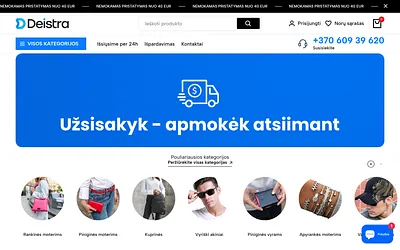 www.deistra.lt snapshot