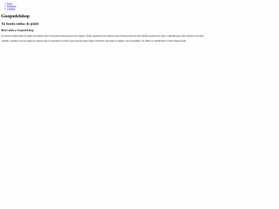 goopadelshop.com snapshot