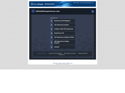 infinitelifeexperiences.com snapshot