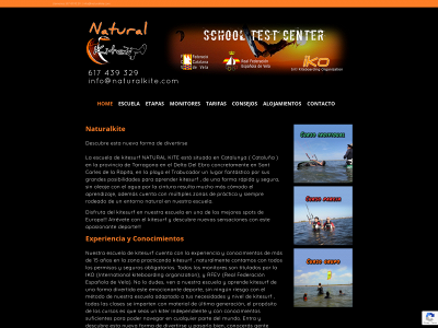 naturalkite.com snapshot