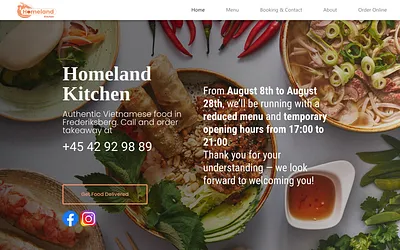 homelandkitchen.dk snapshot