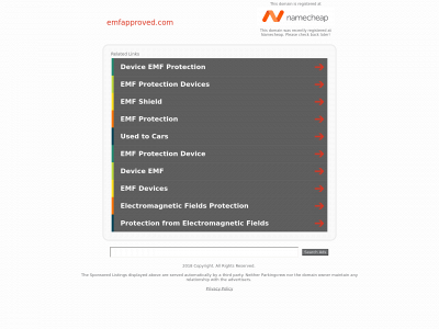 emfapproved.com snapshot