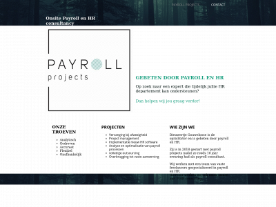 payrollprojects.be snapshot