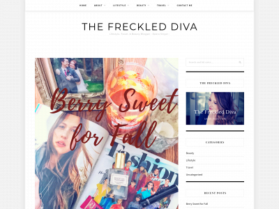 thefreckleddiva.com snapshot