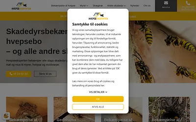 hvepsemand.dk snapshot