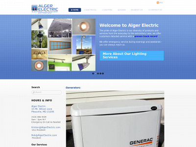 algerelectric.com snapshot