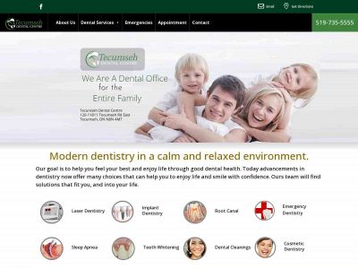 tecumsehdental.com snapshot