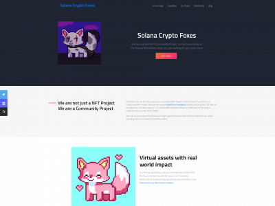 solanacryptofoxes.com snapshot