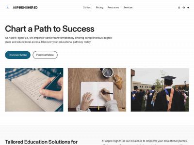 aspire-higher-ed.com snapshot