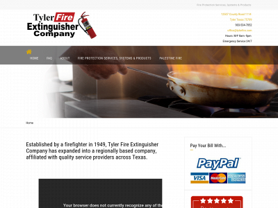 tylerfire.com snapshot