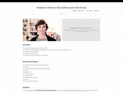 körperpsychotherapie-zürich.ch snapshot