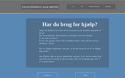juliekoester.dk snapshot