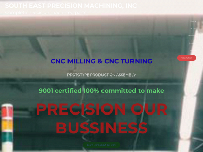 southeastprecisionmachining.com snapshot