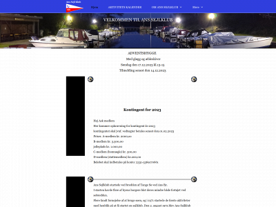 anssejlklub.dk snapshot