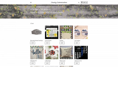www.countrycustomizations.com snapshot