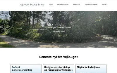vejlauget-skaerby-strand.dk snapshot