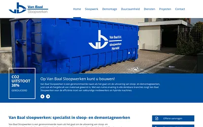 vanbaal-sloopwerken.nl snapshot