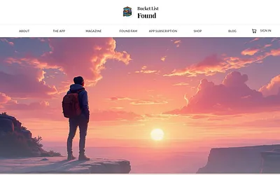 bucketlistfound.org snapshot
