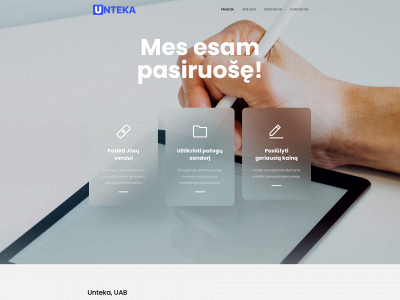 unteka.lt snapshot