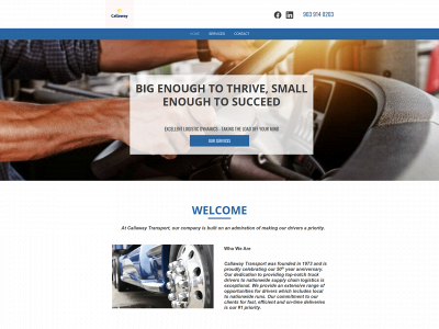 callawaytransport.com snapshot