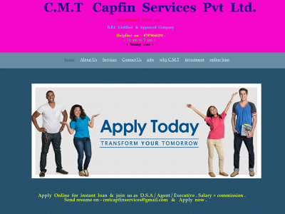 cmtcapfinindia.in snapshot