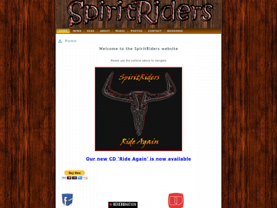 spiritriders.net snapshot