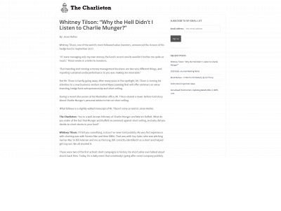 thecharlieton.com snapshot