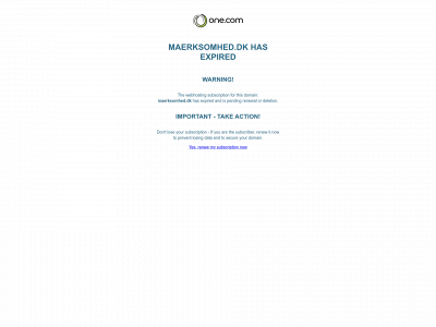 maerksomhed.dk snapshot