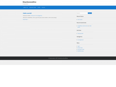 stackwoodinc.com snapshot