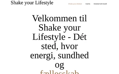 shakeyourlifestyle.dk snapshot
