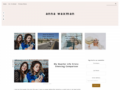 annawaxman.com snapshot