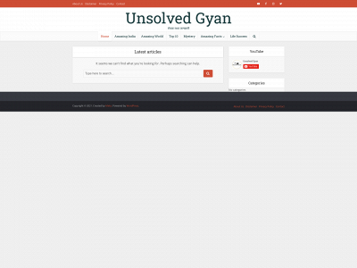 unsolvedgyan.com snapshot