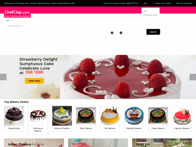 www.chefclap.com snapshot