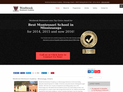westbrookmontessori.ca snapshot