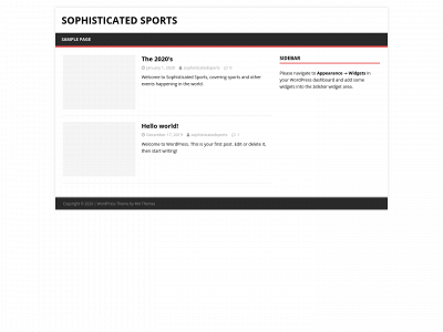 sophisticatedsports.com snapshot