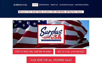 www.surplususastore.com snapshot