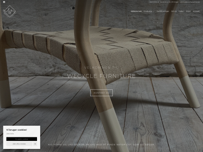 wecycle-furniture.dk snapshot
