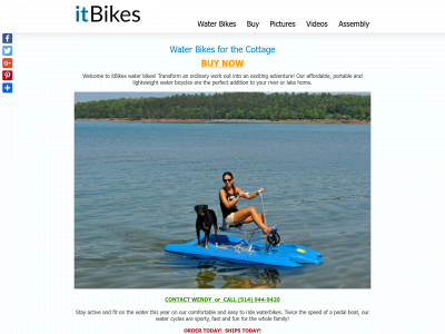 itbikeswaterbikes.com snapshot