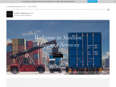 stallionshippingservices.com snapshot